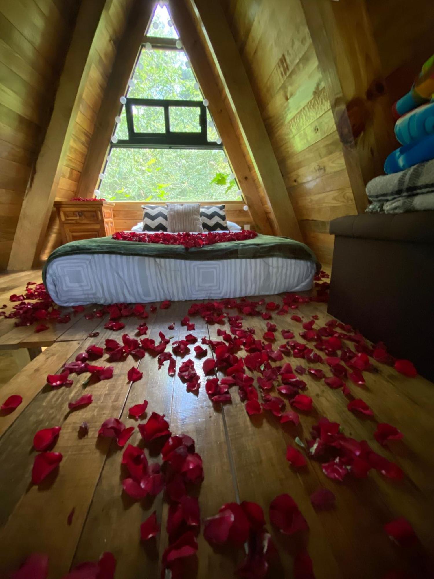 Cabanas Alpina, Romantica Y Acogedora A 10 Minutos Del Centro เตโปซตลัน ภายนอก รูปภาพ